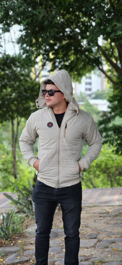 CHAQUETA CABALLERO TÉRMICA EN SUPERNYLON CON OVEJERO-ORION KAPUT