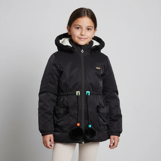 Chaqueta Acolchada Niña Térmica Estilo Parka-LUCIANA MODY STYLO