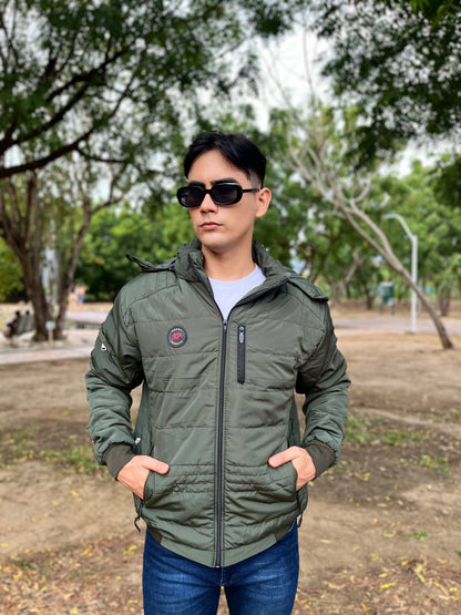 CHAQUETA CABALLERO TÉRMICA EN SUPERNYLON CON OVEJERO-ORION KAPUT