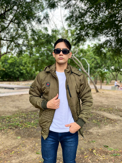 CHAQUETA CABALLERO TÉRMICA EN SUPERNYLON CON OVEJERO-ORION KAPUT