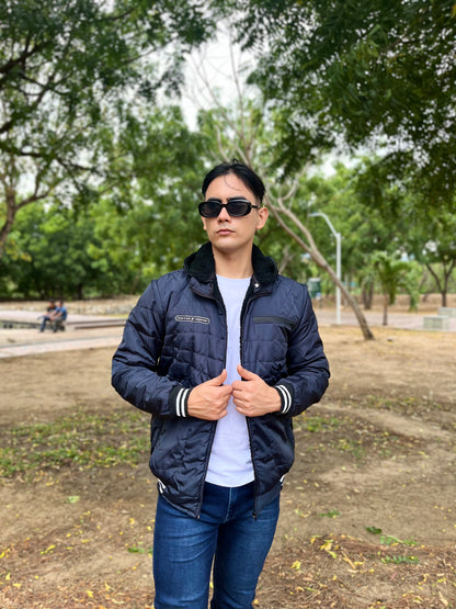 CHAQUETA CABALLERO CONVERTIBLE A CHALECO CON OVEJERO-UNICOLOR HVM