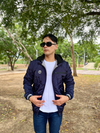 CHAQUETA CABALLERO CONVERTIBLE A CHALECO CON OVEJERO-UNICOLOR HVM