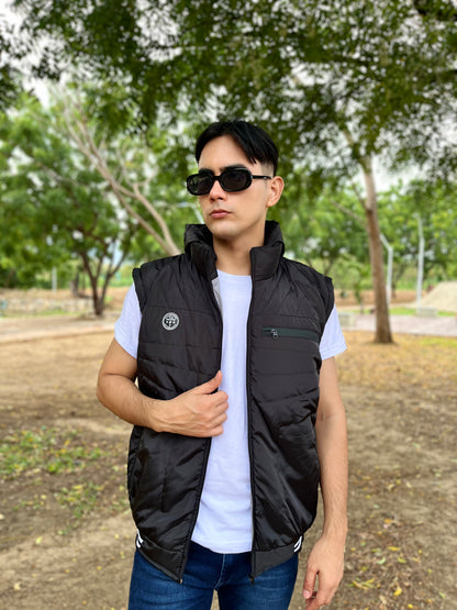 CHAQUETA CABALLERO CONVERTIBLE A CHALECO CON OVEJERO-UNICOLOR HVM